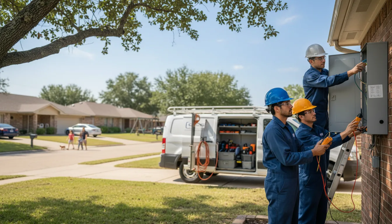Certified electrician providing emergency electrical services in Hugheston, WV